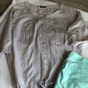 Massimo Dutti Lavender Blouse